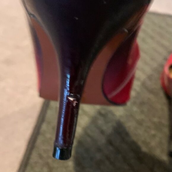 L'intervalle hot chilli coloed heels in size 6 - Picture 5 of 5